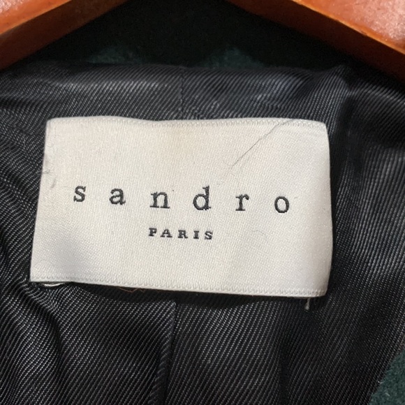 Sandro Maxa Hooded Trim Coat - Picture 5 of 11